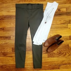 Liverpool Stitch Fix Skinny Pull-On Olive Pants Size 6P